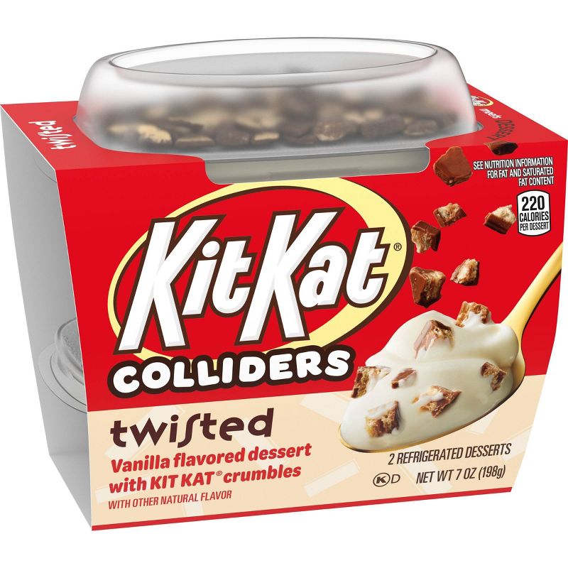 Colliders Twisted Kit Kat Vanilla Refrigerated Dessert - 2ct