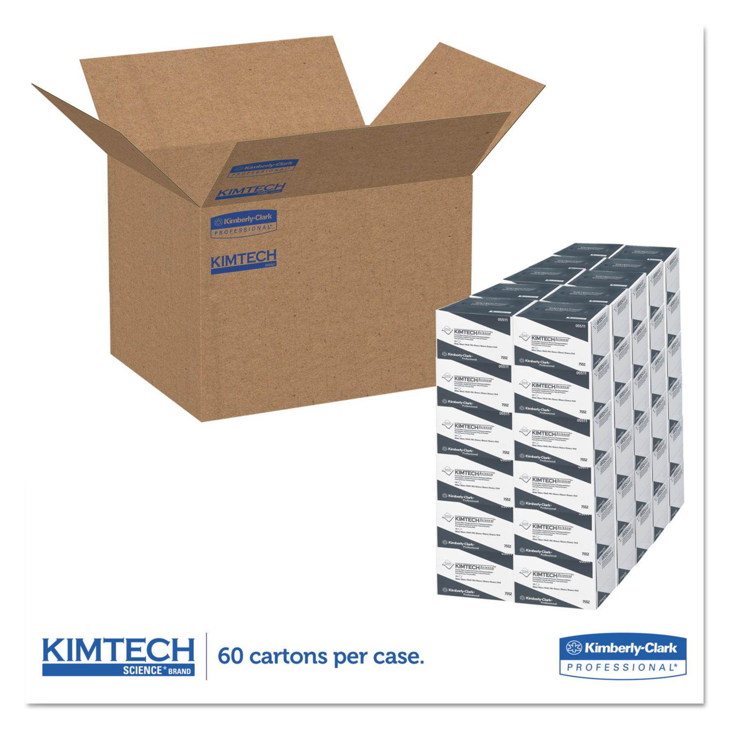 Kimtech* Precision Tissue Wipers POP-UP Box 4 2/5 x 8 2/5 White 280/BX 60 BX/CT