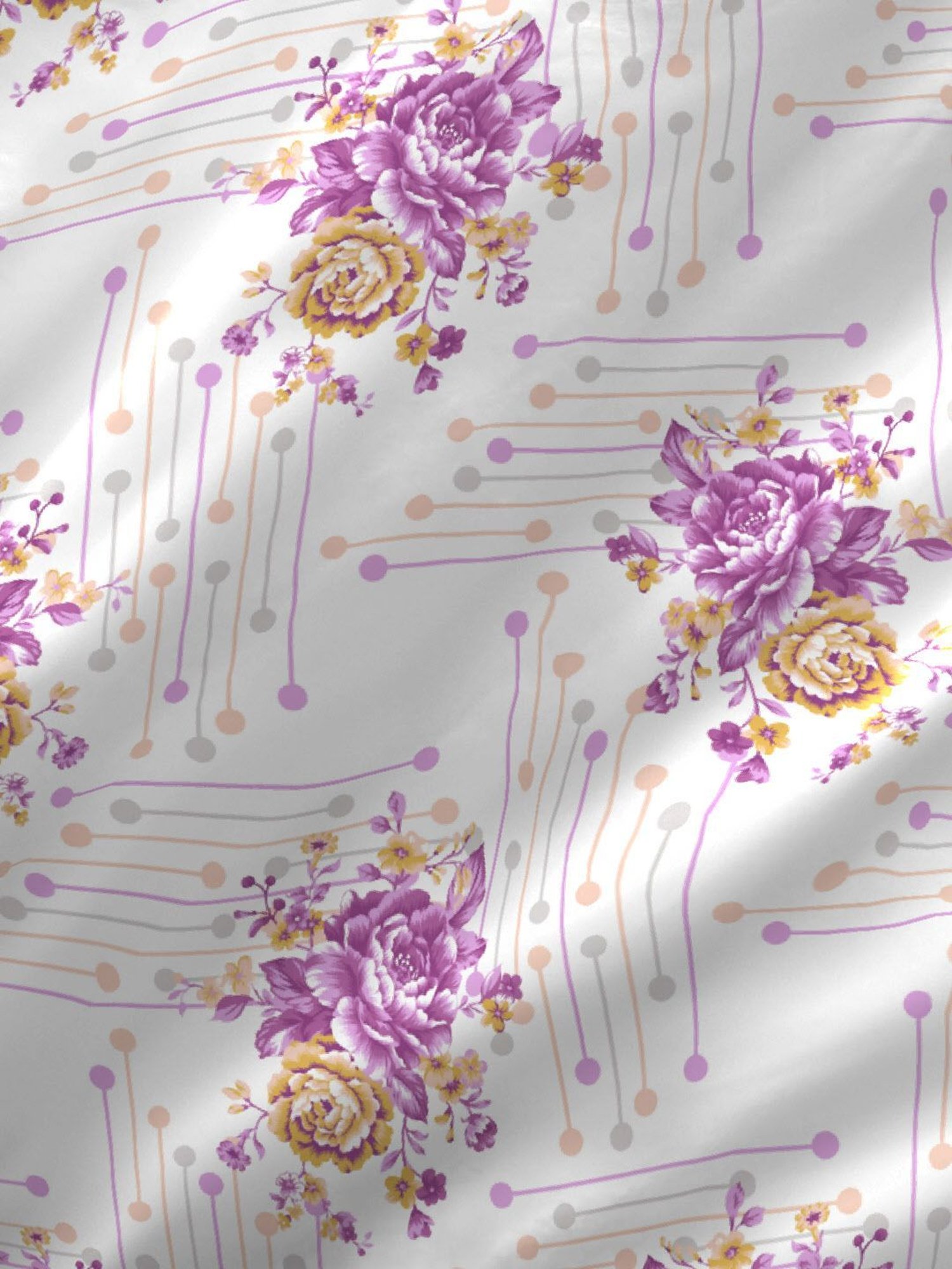 Boutique Living Akira Geometric Pink 225 TC Cotton King Bedding Set