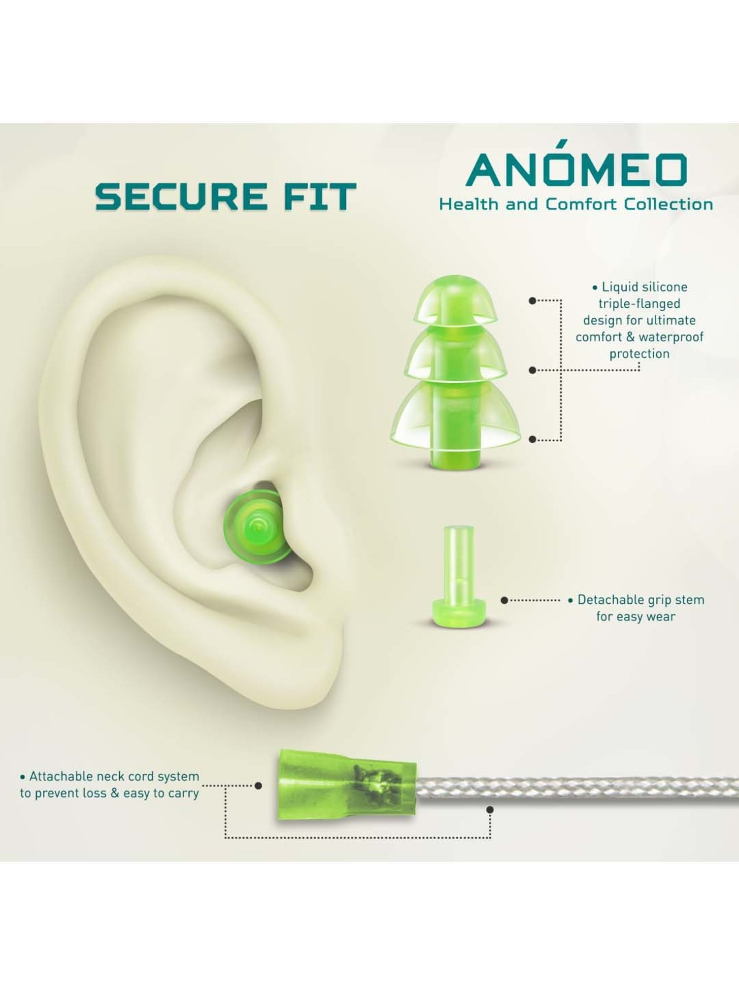 Anomeo Green Ear Plug