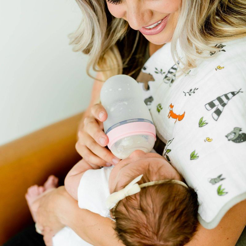 Little Unicorn 4-Layer Cotton Muslin Burp Cloth - Forest Friends