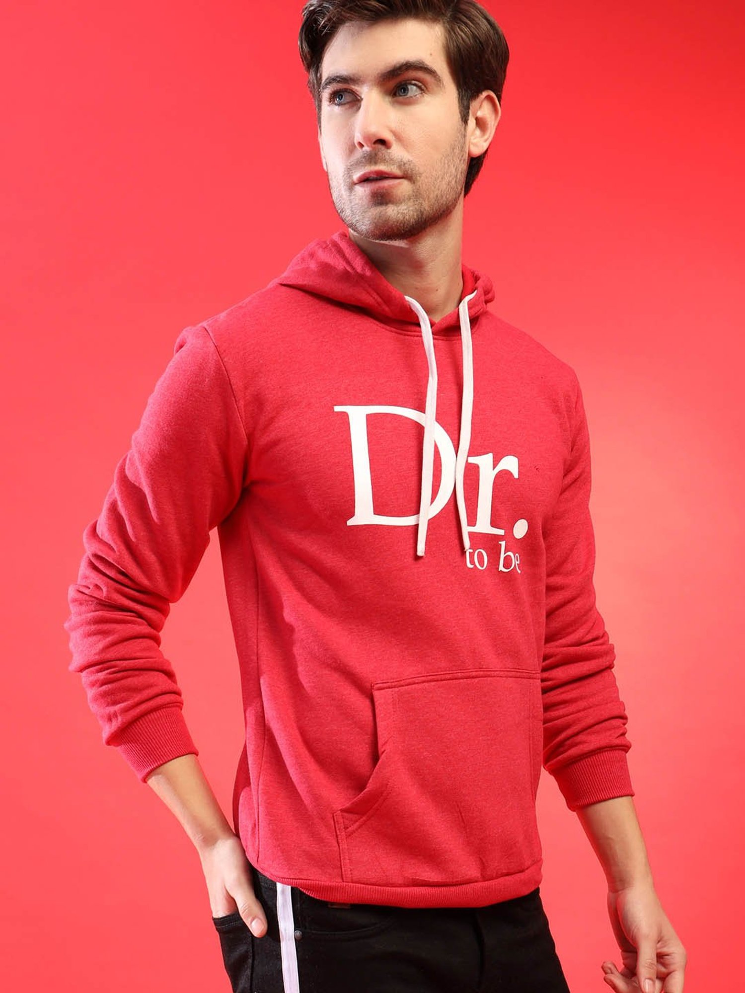 Forca Black Regular Fit Printed Sweatshirt