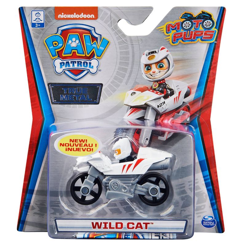 PAW Patrol True Metal Moto Pups Diecast Vehicle - Wild Cat