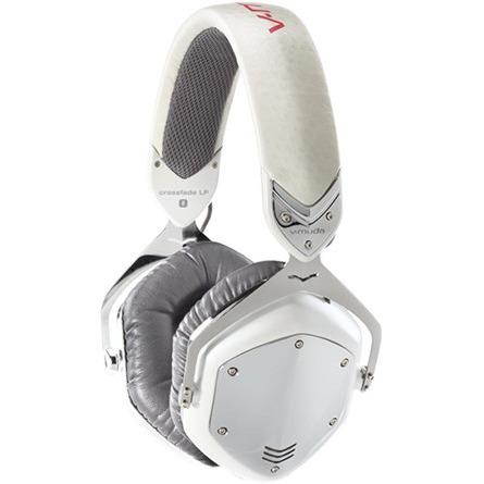 V-MODA XS On-Ear Folding Design Noise-Isolating Metal Headphone (White Silver)