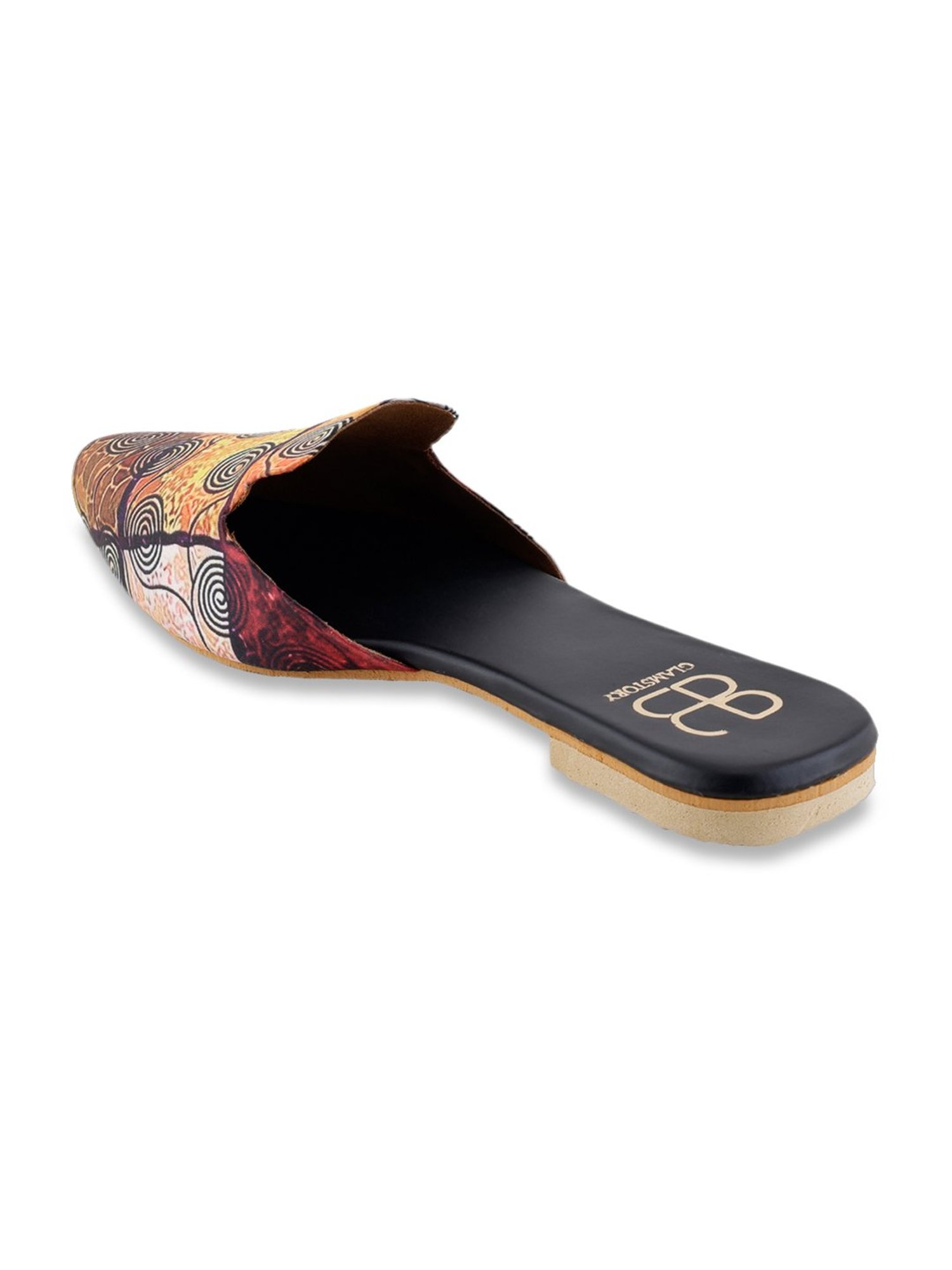 Glam Story Women's Indie Pop Black Mule Shoes