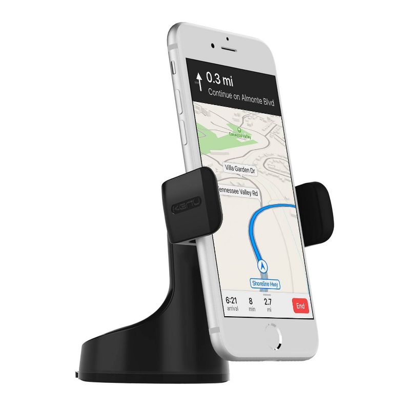 Kenu Airbase Pro Premium Dash & Windshield Suction Mount - Black