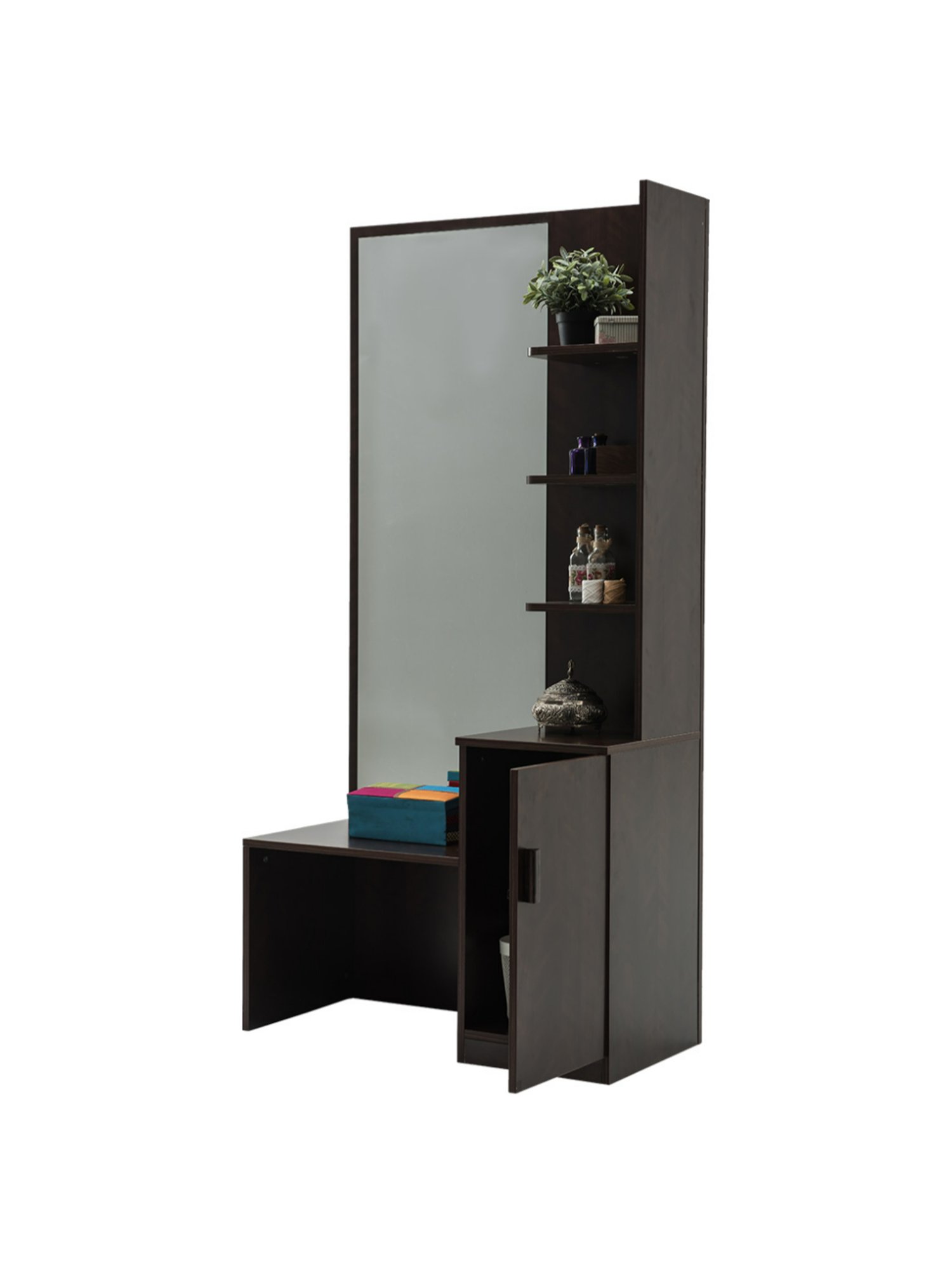 Godrej Interio Aero Valigny Oak Engineered Wood Standerd Dressing Table