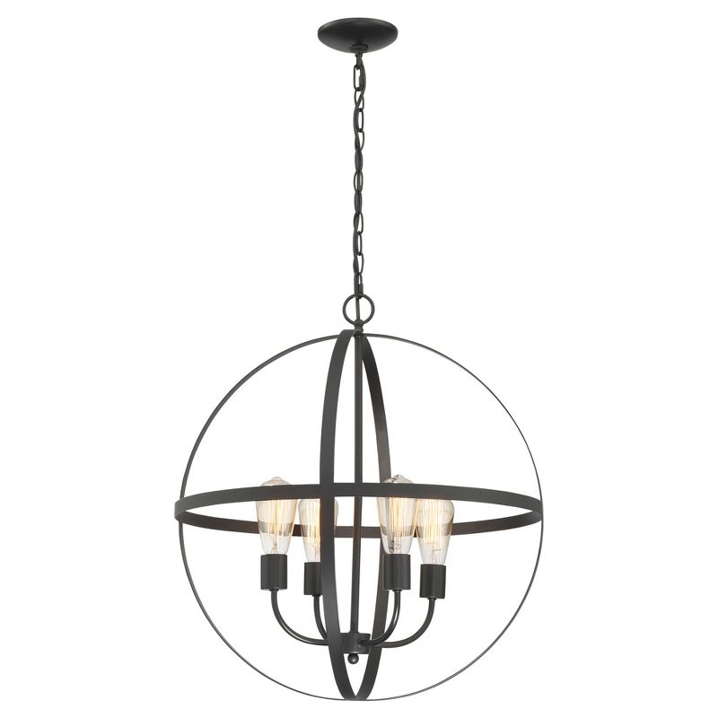 Ceiling Lights Manton Chandelier - Black - Lite Source