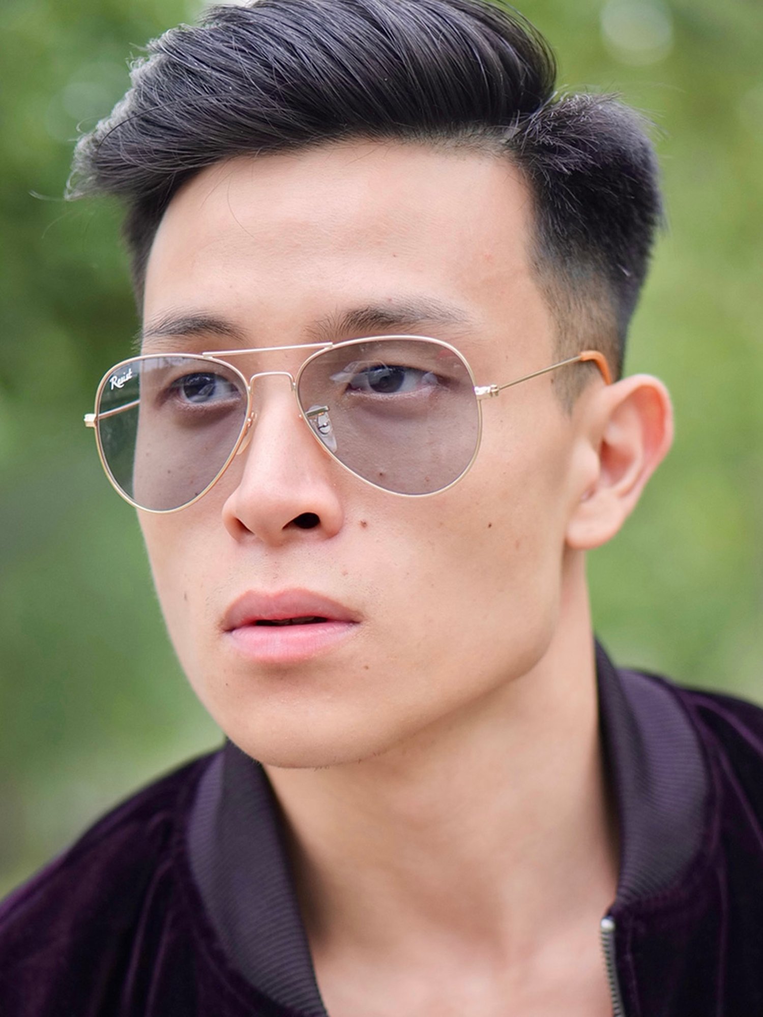 Resist Eyewear Clear Aviator UV Protection Unisex Sunglasses