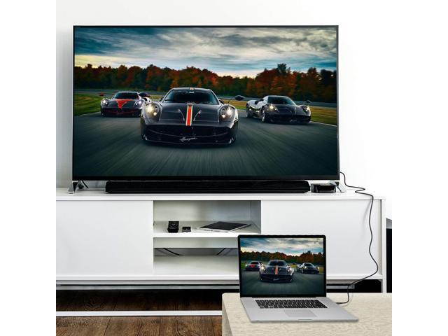 DisplayPort Cable 10ft(3m) DP Cable- [4K@60Hz] Display Port Cable High Speed DisplayPort to DisplayPort Cable for PC, Laptop, TV etc - (DP to DP Cable) Black (10Ft)