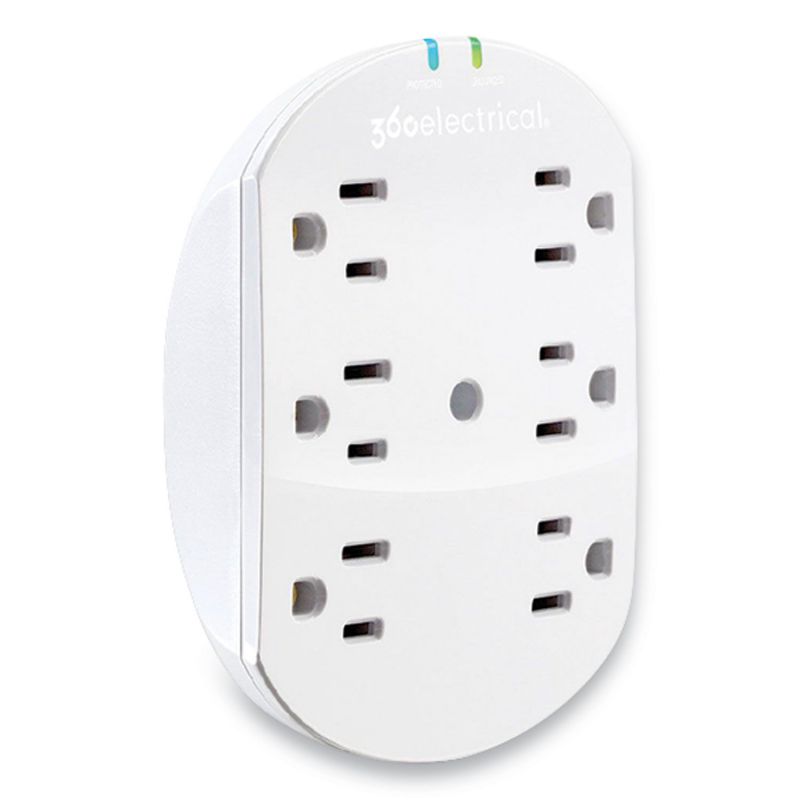 360 Electrical Loft 6 Outlets Surge Protector 360301
