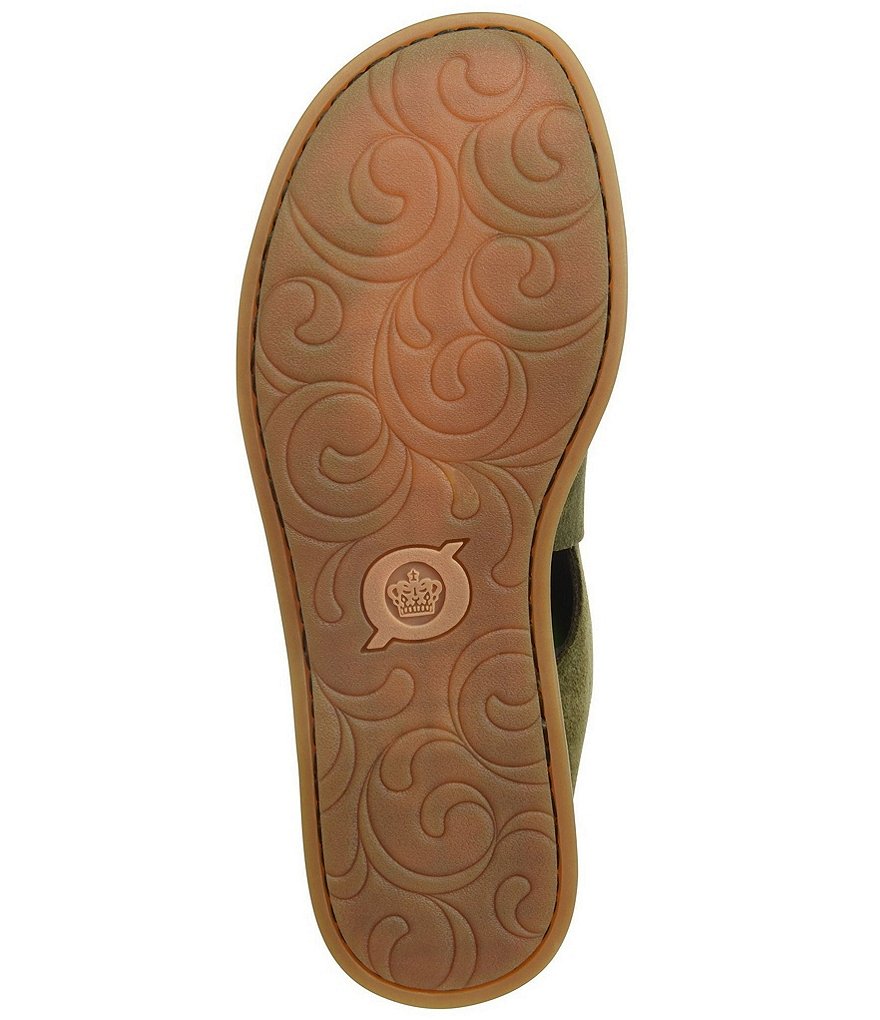 Born Iwa Criss Cross Banded Suede Sandals