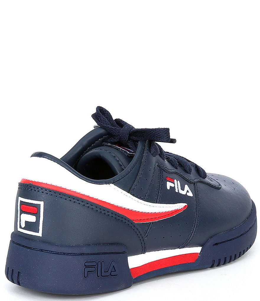 FILA Kids' Original Fitness Logo Detail Lace-Up Sneakers (Toddler)