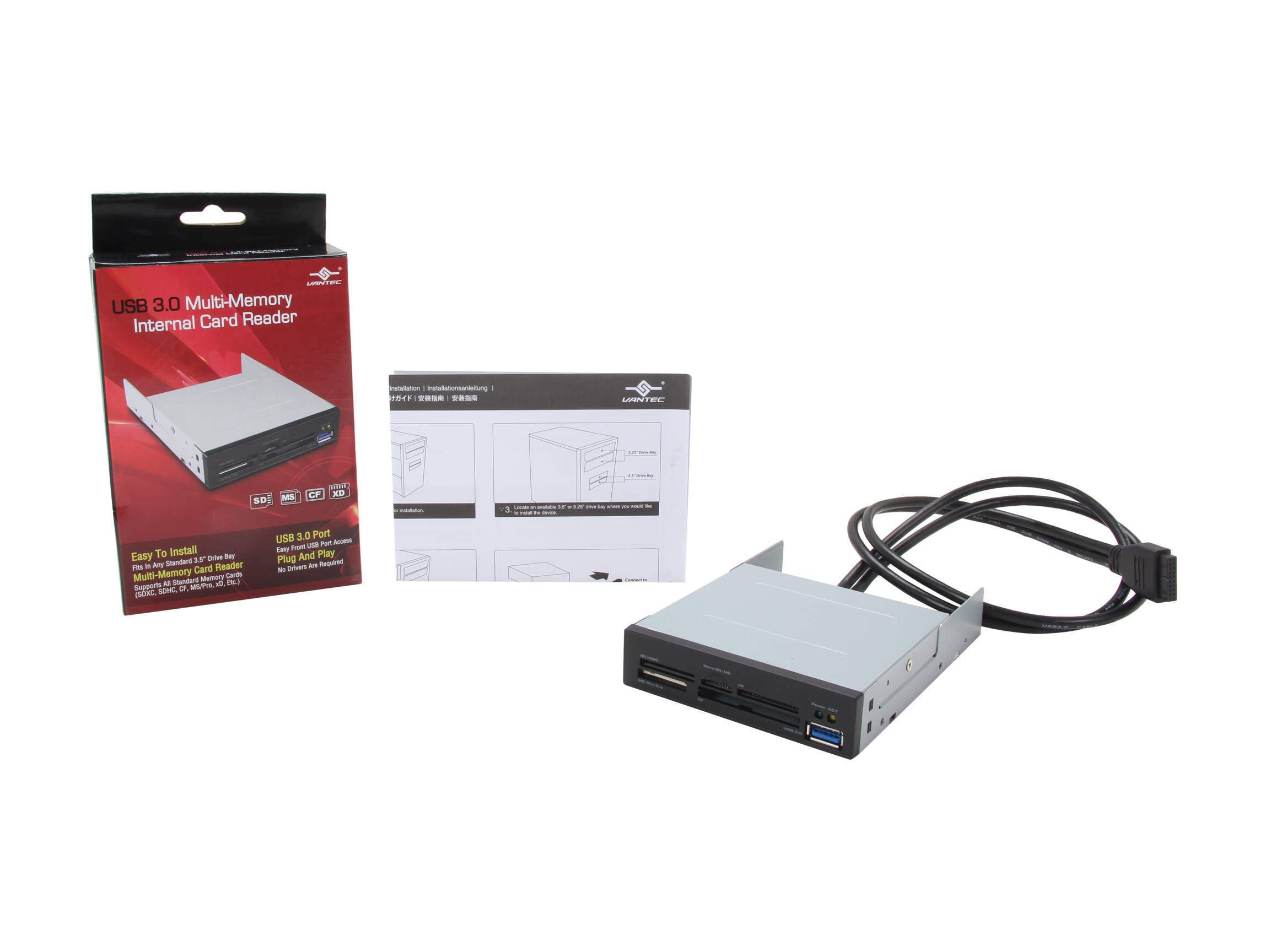 VANTEC UGT-CR935 USB 3.0 Multi-Memory Internal Card reader