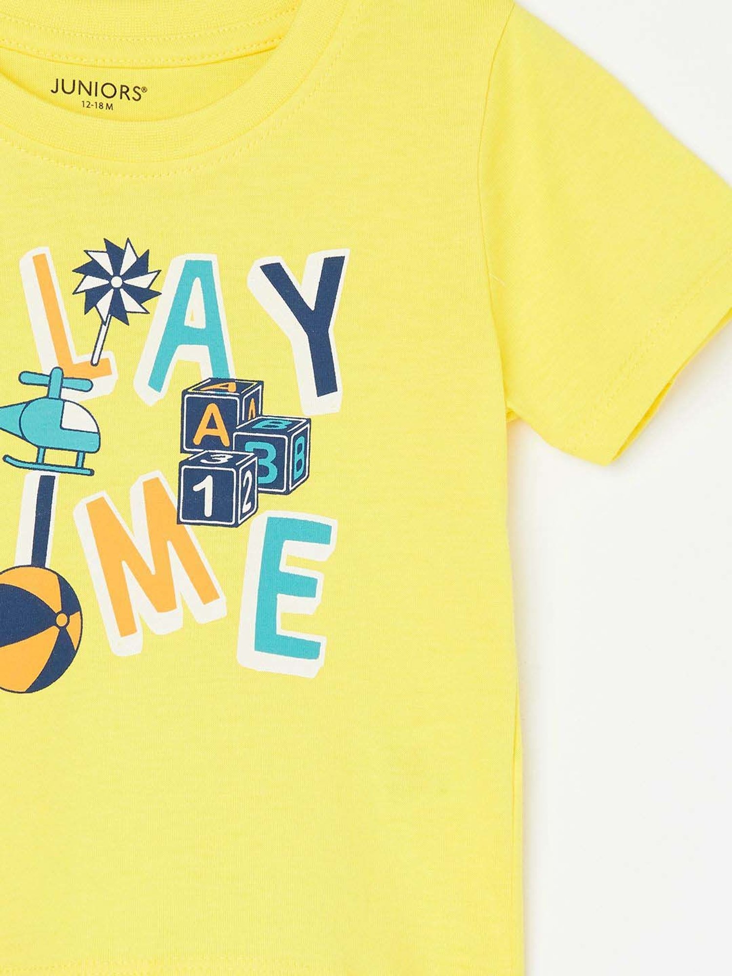 Ed-a-Mamma Baby Green Printed T-Shirt