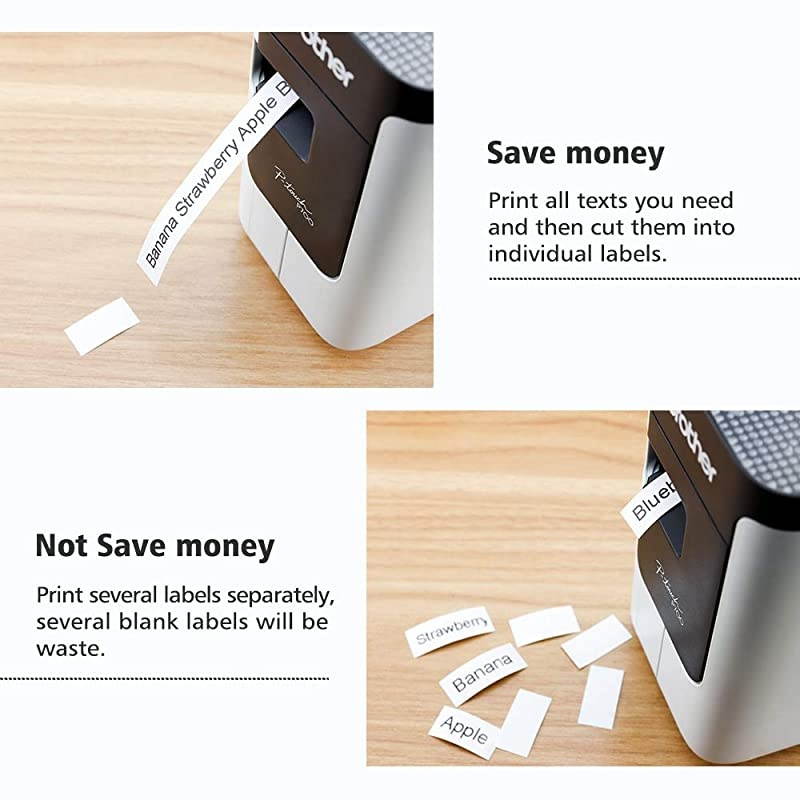 Compatible Label Tape Replacement for Brother TZe-S231 TZeS231 Extra-Strength Adhesive Laminated, for Brother PTD210 PTD400 PTH110 PTD600 Label Maker (Black on White, 1/2 Inch), 2-Pack