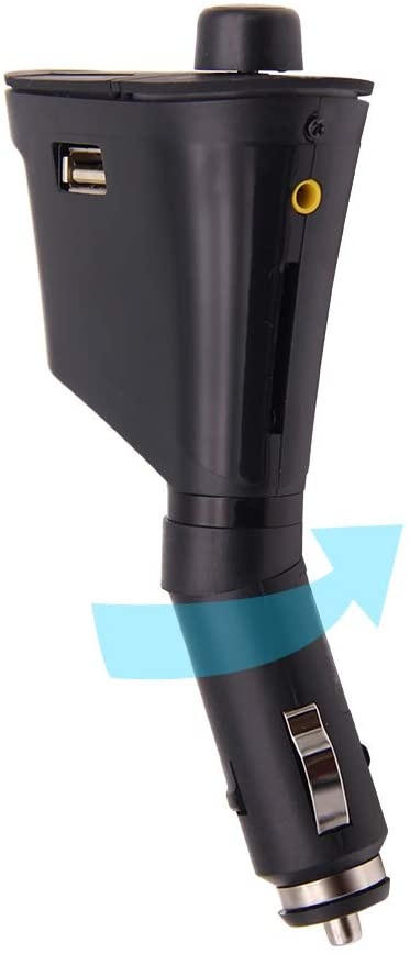 EinCar Bluetooth FM Transmitter MP3 Player Wireless Bluetooth FM Radio Adapter Car Kit with Hands-Free Calling USB Charging Port Support TF Card USB Drive