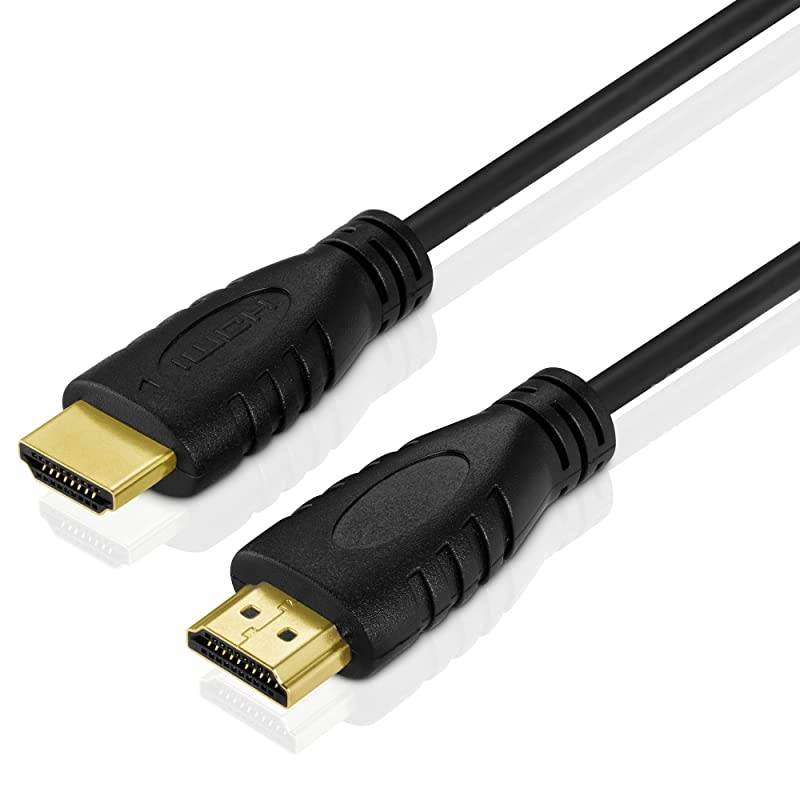 Pack High-Speed HDMI Cables-6ft with 90 Degree Adapter, Gold Plated Connectors, Cord Ties for TV PC Playstaion Support Ethernet, 3D, 1080P, ARC, Save Money & Deliver Dazzling Quality