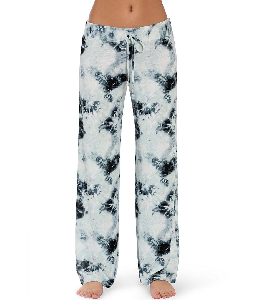 Midnight Bakery Diego Lounge Tie-Dye Print Wide Leg Pants