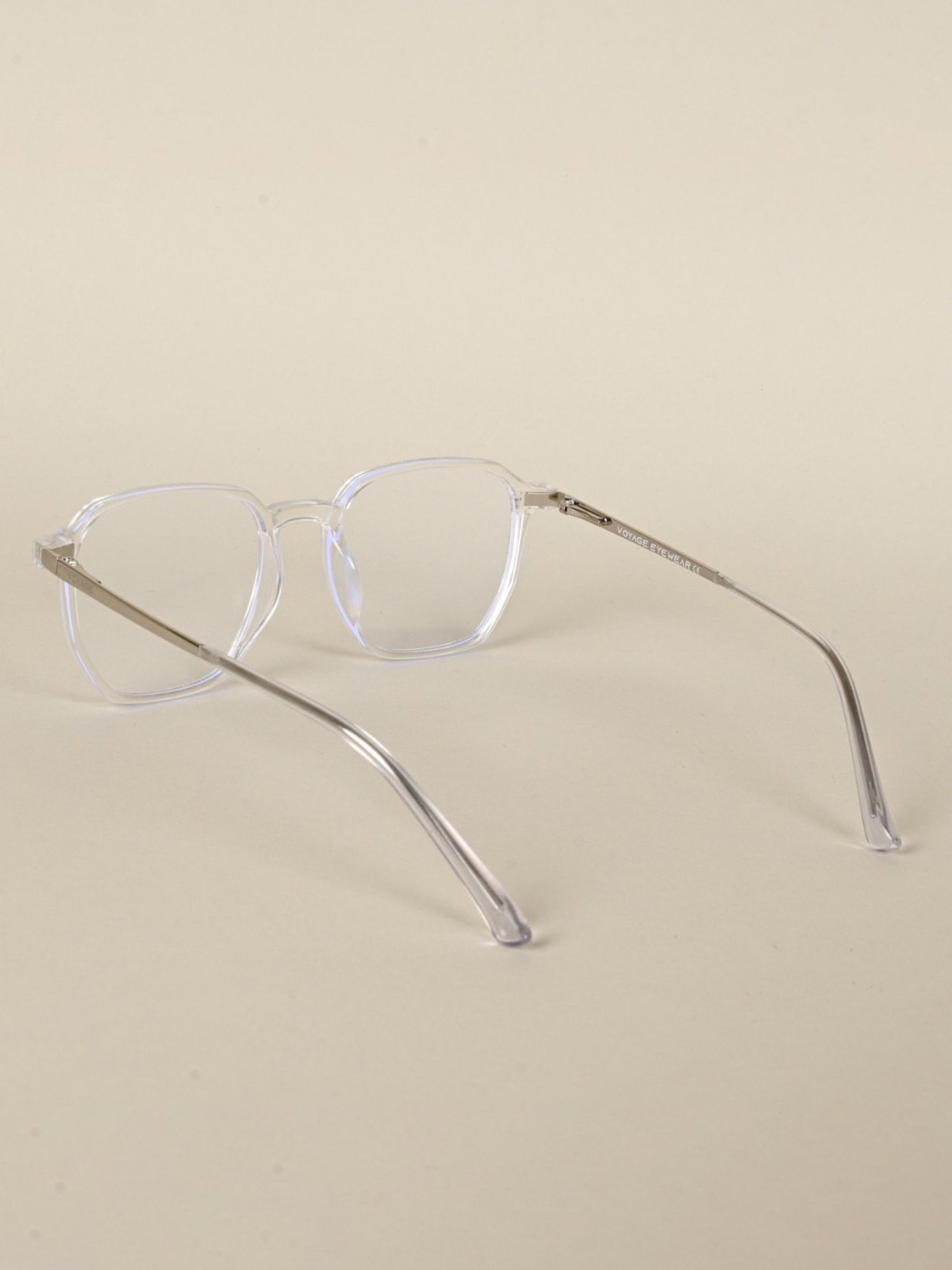 Voyage Clear Wayfarer UV Protection Unisex Sunglasses