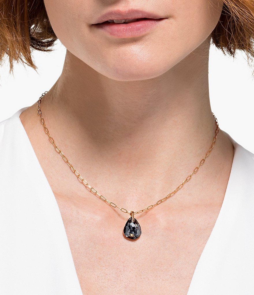 Swarovski T Bar Pendant Necklace