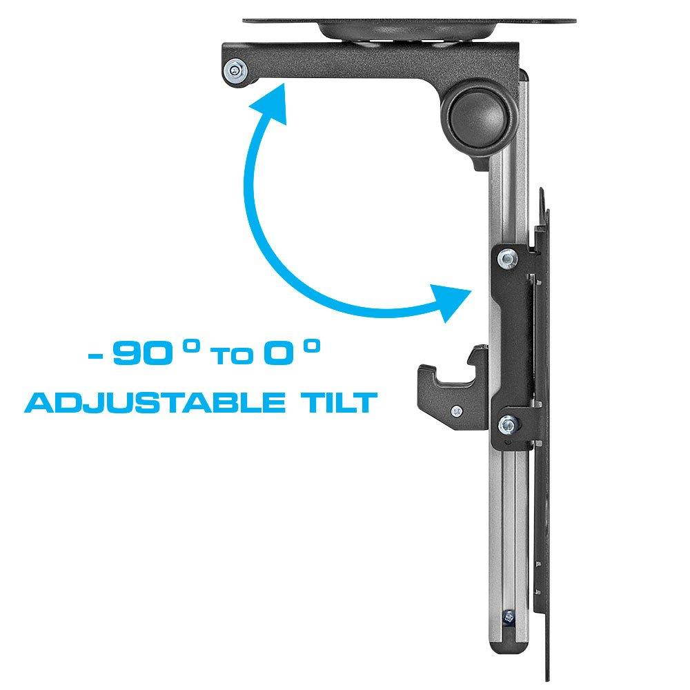 Cmple - Folding LCD Ceiling/Cabinet Mount for 17 - 37  TV/Monitor