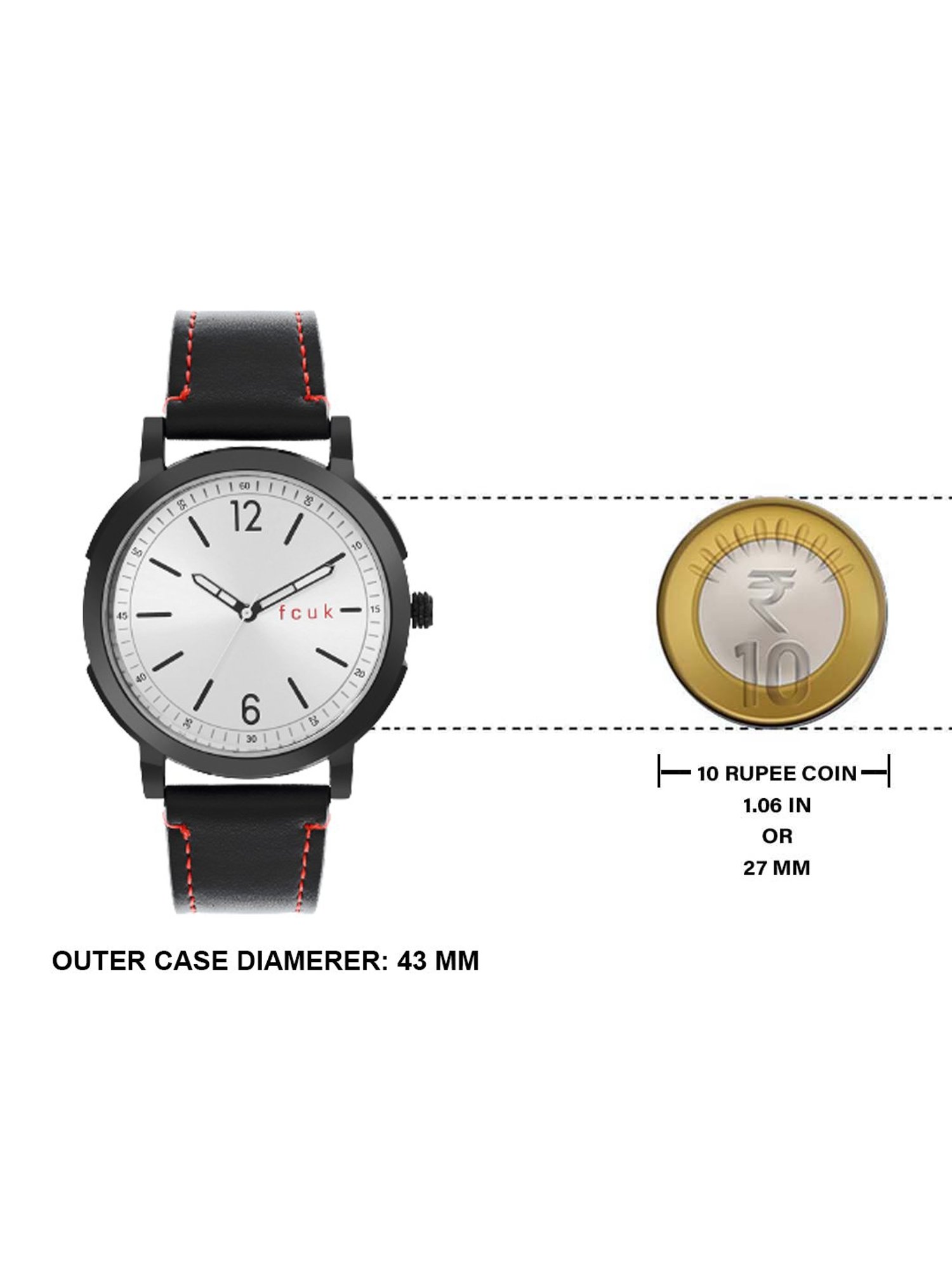 FCUK FK00010C Analog Watch for Men