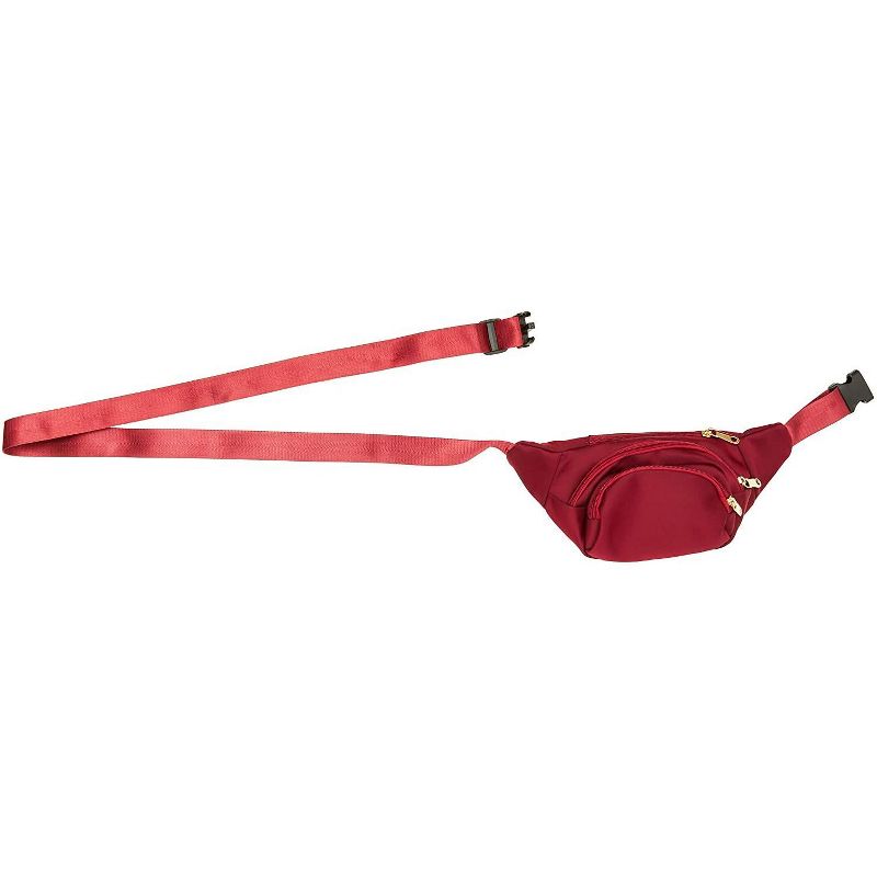 Plus Size Red Fanny Pack, Expand to 5XL