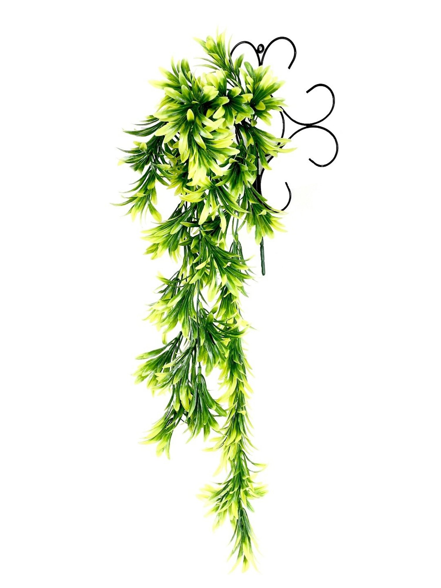 Foliyaj Multicolor Plastic Artificial Vine with Metal Wall Stand