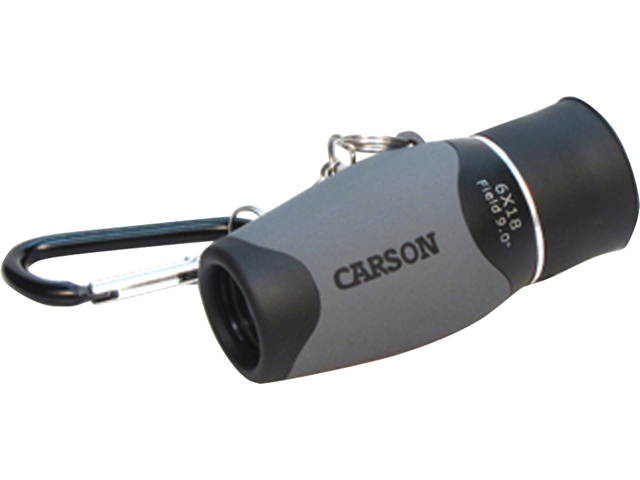 CARSON MM-618 Carson 6 x 18mm Pocket Monocular Caribiner Keychain