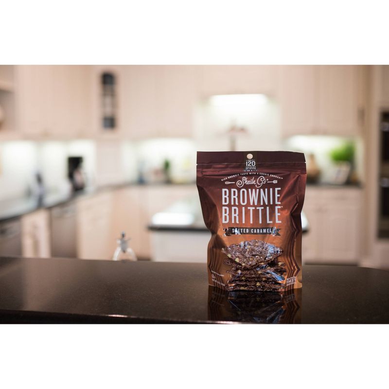 Sheila G's Brownie Brittle, Salted Caramel, Thin & Crunchy Cookies - 5oz