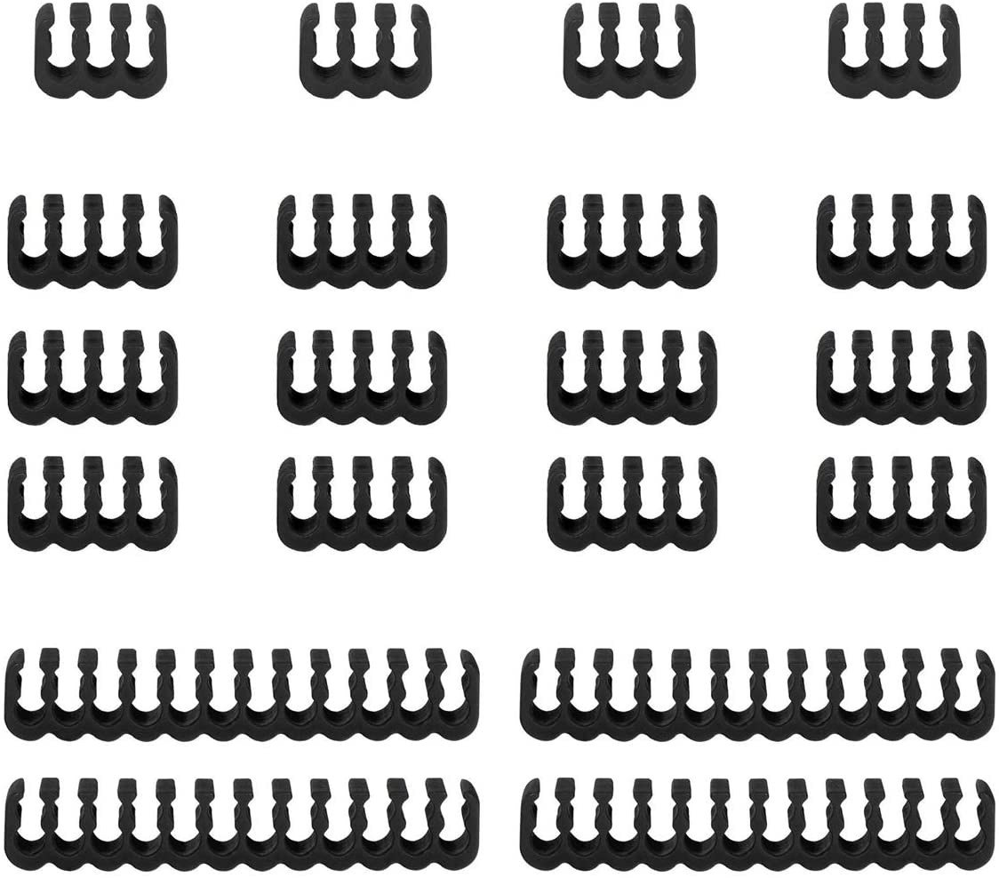 PSU Sleeved Cable, 18AWG Braided ATX EPS PCI-E Power Supply Cable Extension Kit with Combs for CPU GPU MB PSU, 30CM (White)