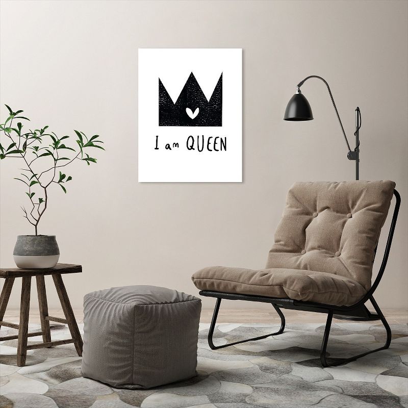 Americanflat I Am King by Roseanne Kenny Wall Art Canvas - 11" x 14"