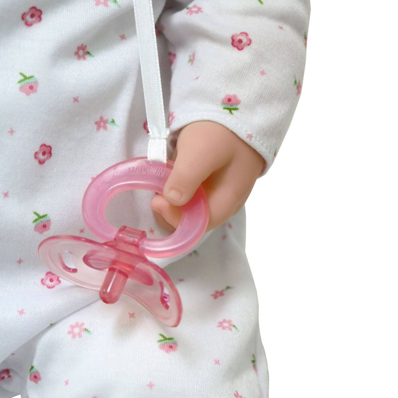 JC Toys La Baby 16" Baby Doll - Purple Outfit with Pacifier