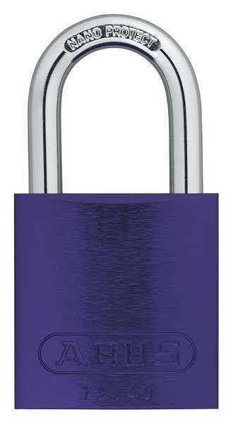 Abus Lockout Padlock,KA,Purple,1-1/2"H  72 /40 KA Purple