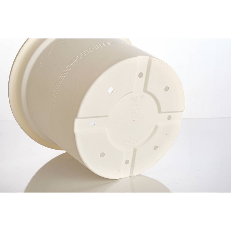 13.25" x 17.5" Indoor/Outdoor Resin Geo Planter White - Alfresco Home LLC