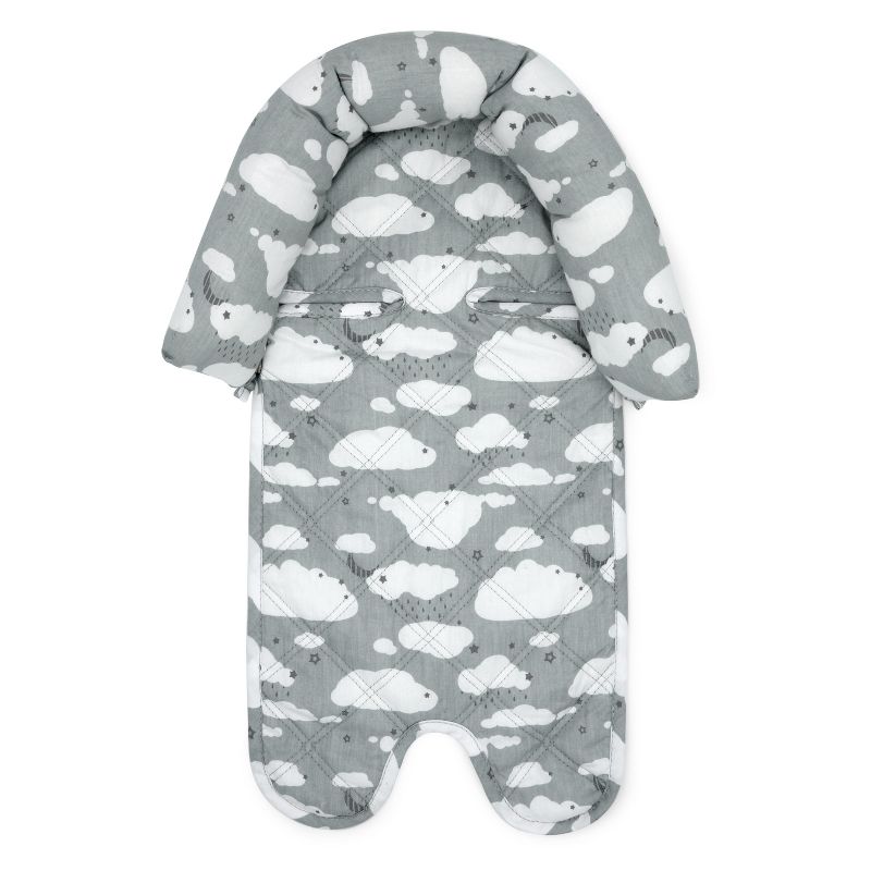 GO By Goldbug Space Duo Head Support And Strap Cover Set For Car Seat, Stroller, Bouncer