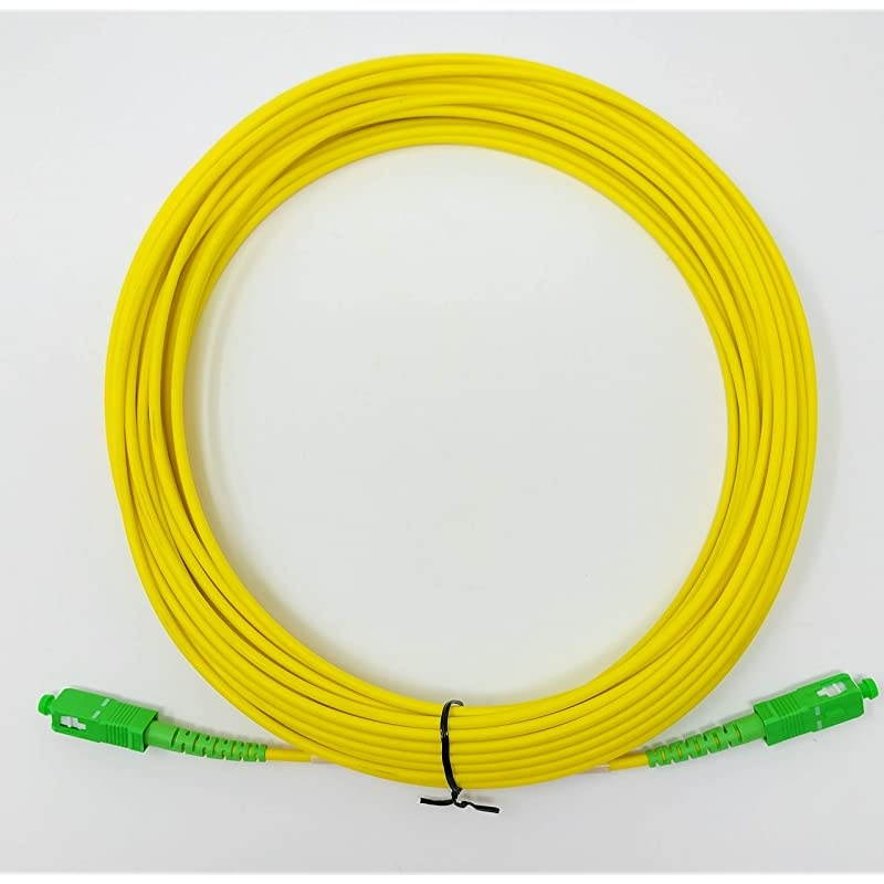 Singlemode SIMPLEX Fiber Optic Cable 9125 SCAPC to SCAPC
