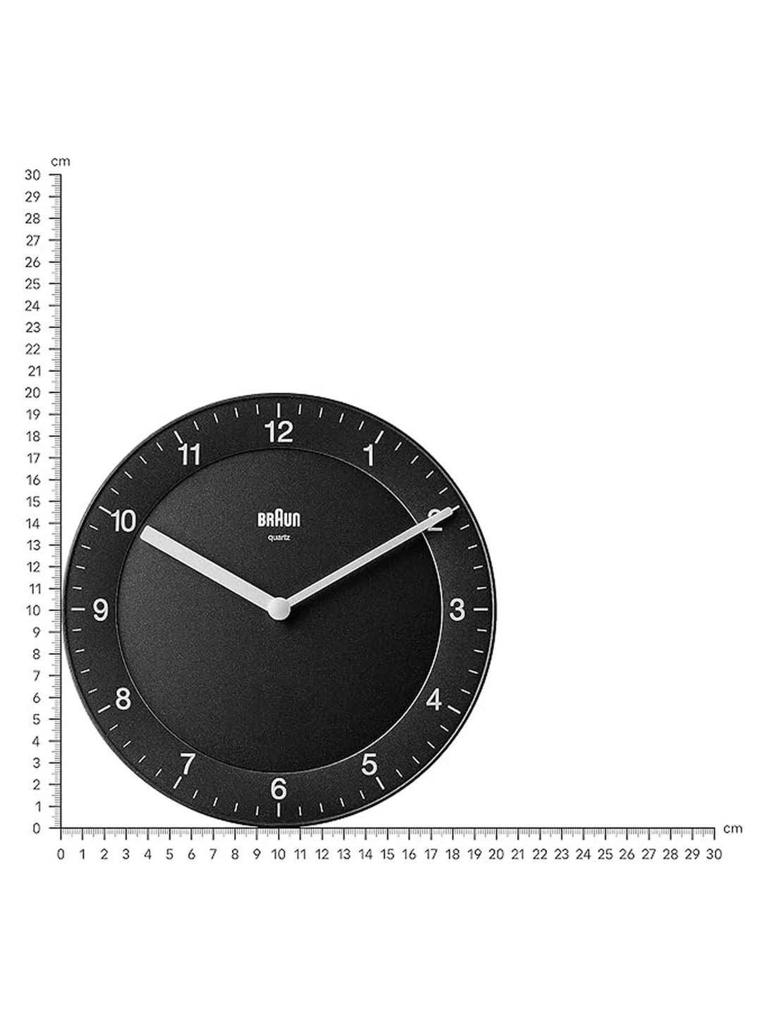 Braun Black Classic Travel Analog Alarm Clock