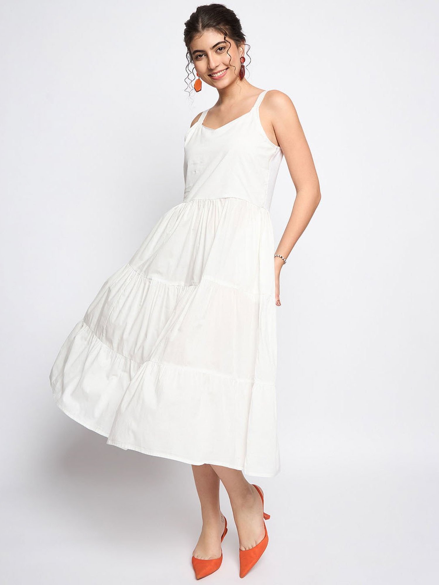 BRINNS White Fit & Flare Dress