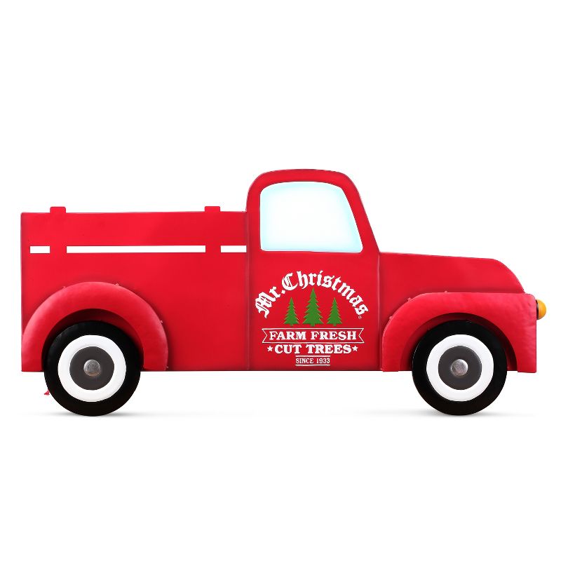 Mr. Christmas Oversized  Indoor/Outdoor Metal 2D sign - Truck - 36"