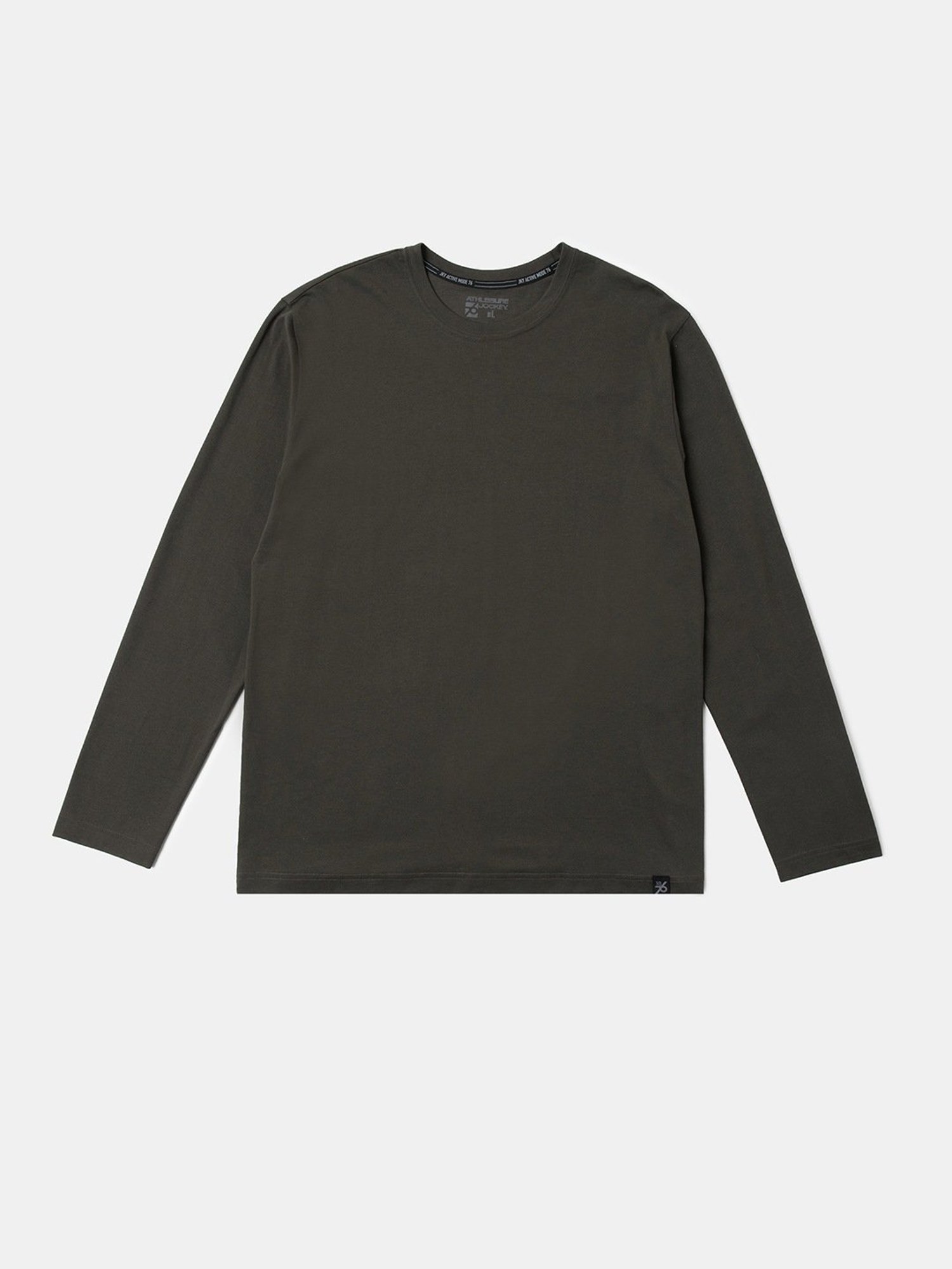 Jockey AM95 Men's Super Combed Cotton Rich Solid Round Neck Full Sleeve T-Shirt