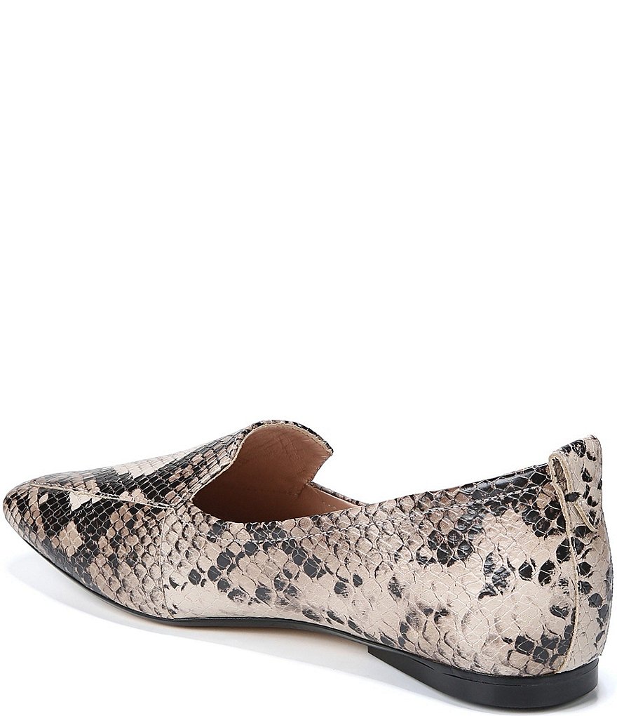 Trotters Harlow Lizard Patent Suede Leather Slip-Ons