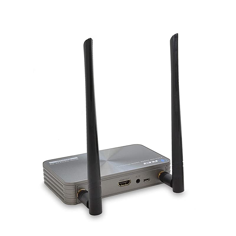 165 Ft Wireless HDMI Transmitter & Receiver, by  - Extender Full HD 1080p Perfect for Streaming from Laptop, PC, Cable, Netflix, YouTube, PS4 to HDTV/Projector - IR Support