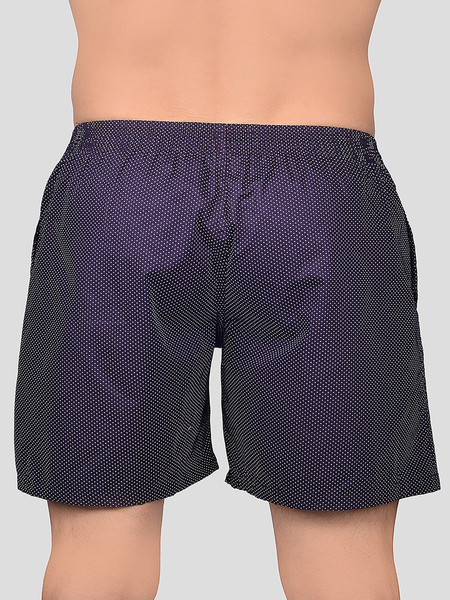 Frenchie Black Relaxed Fit Printed Boxers