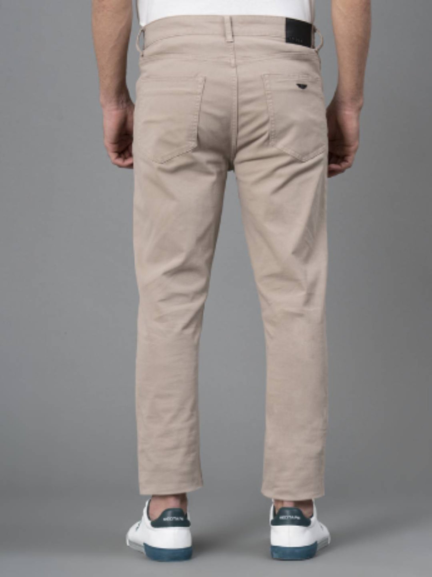 Red Tape Light Brown Skinny Fit Jeans
