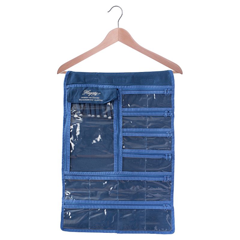 Hagerty Zippered 35 Pouch Jewelry Keeper made from Hagerty Silversmiths' Cloth with R-22 Tarnish Preventative