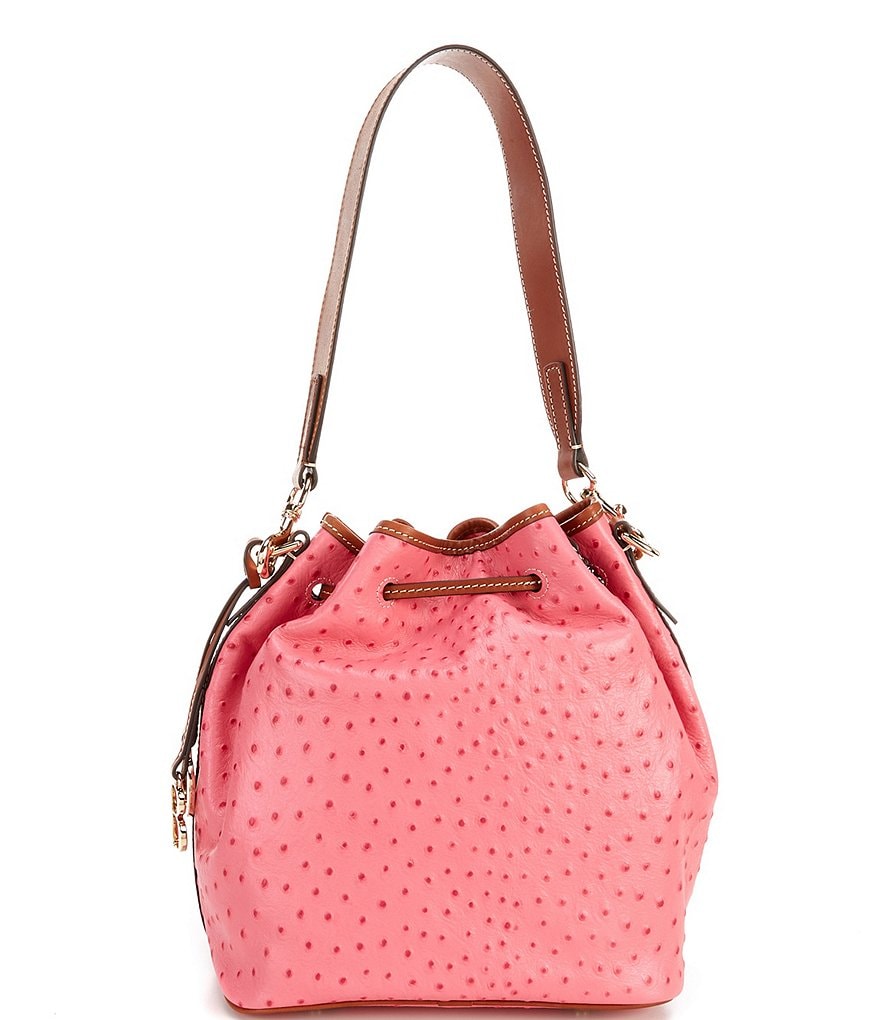 Dooney & Bourke Saffiano Collection Drawstring Bucket Bag