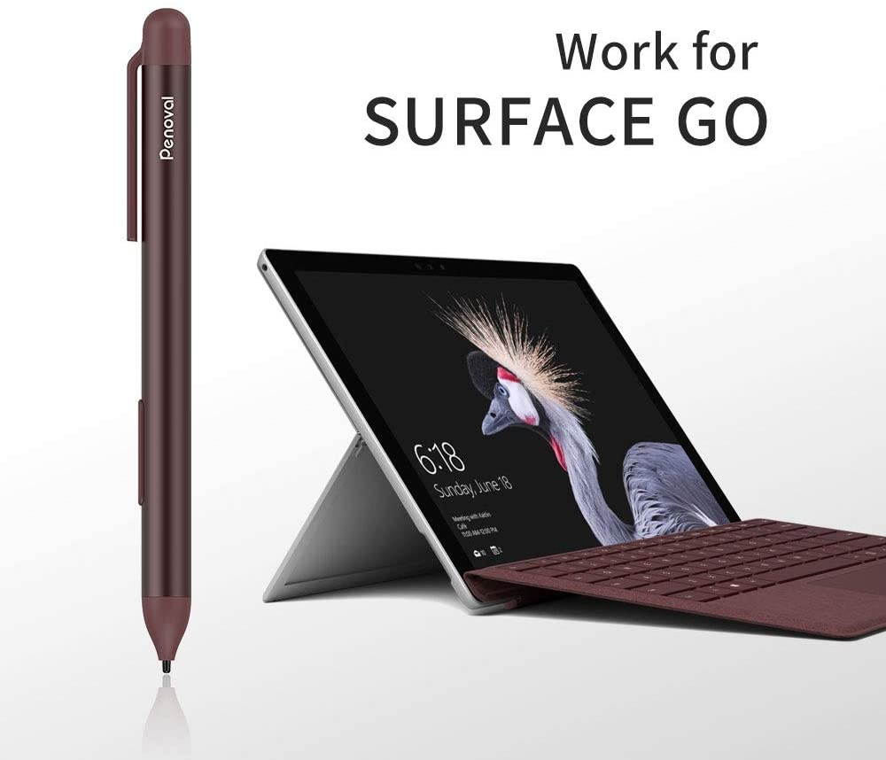 Pen for Surface 1024 Level Pressure Sensitivity with Microsoft Hardware Certification Report Approved-Black