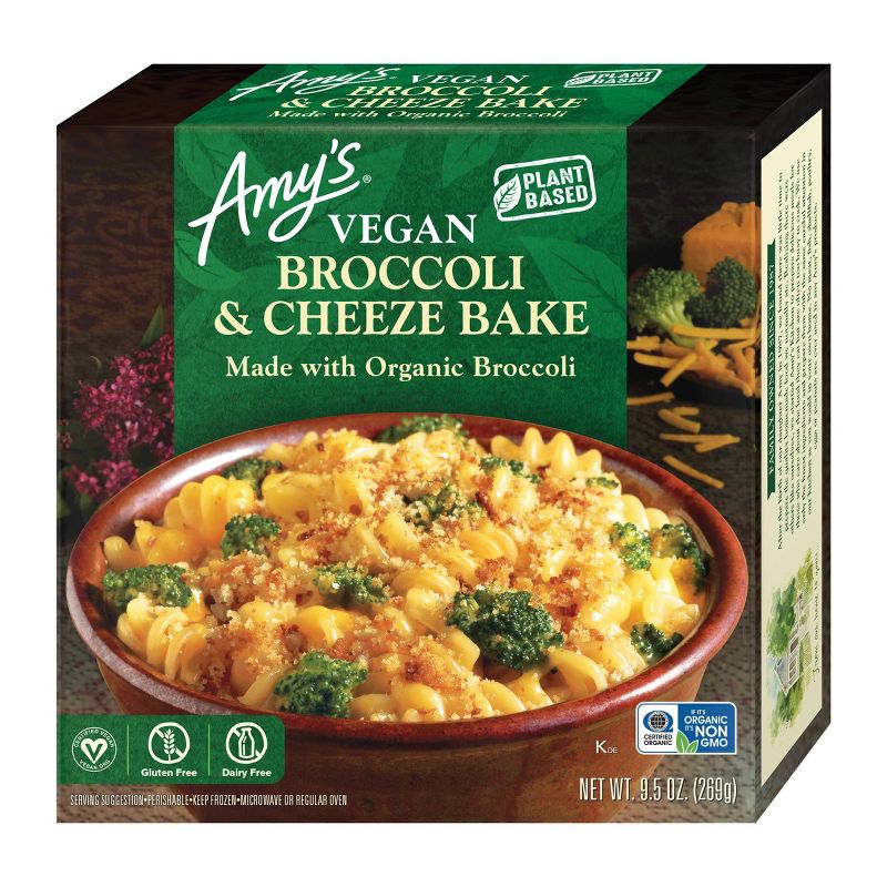 Amy's Vegan Frozen Broccoli & Cheese Bake - 9.5oz